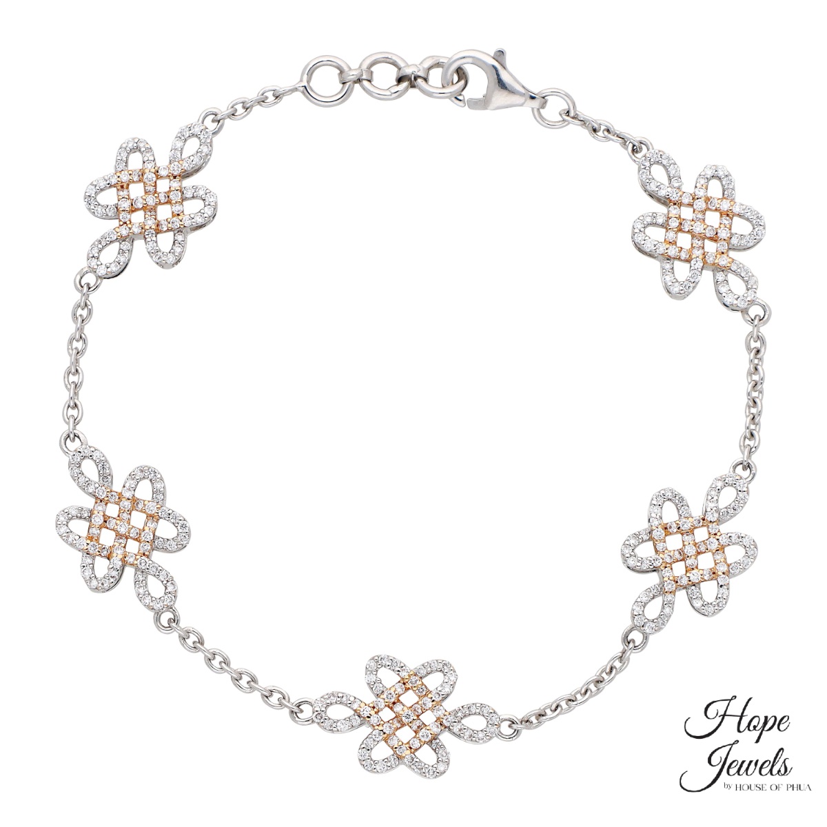 Hope Jewels Love Infinity Bracelet (Five Motif)