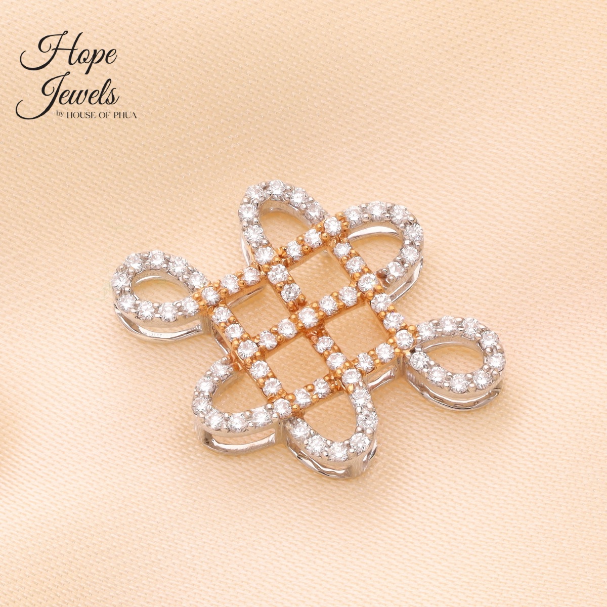 Hope Jewels Love Infinity Pendant (Medium)