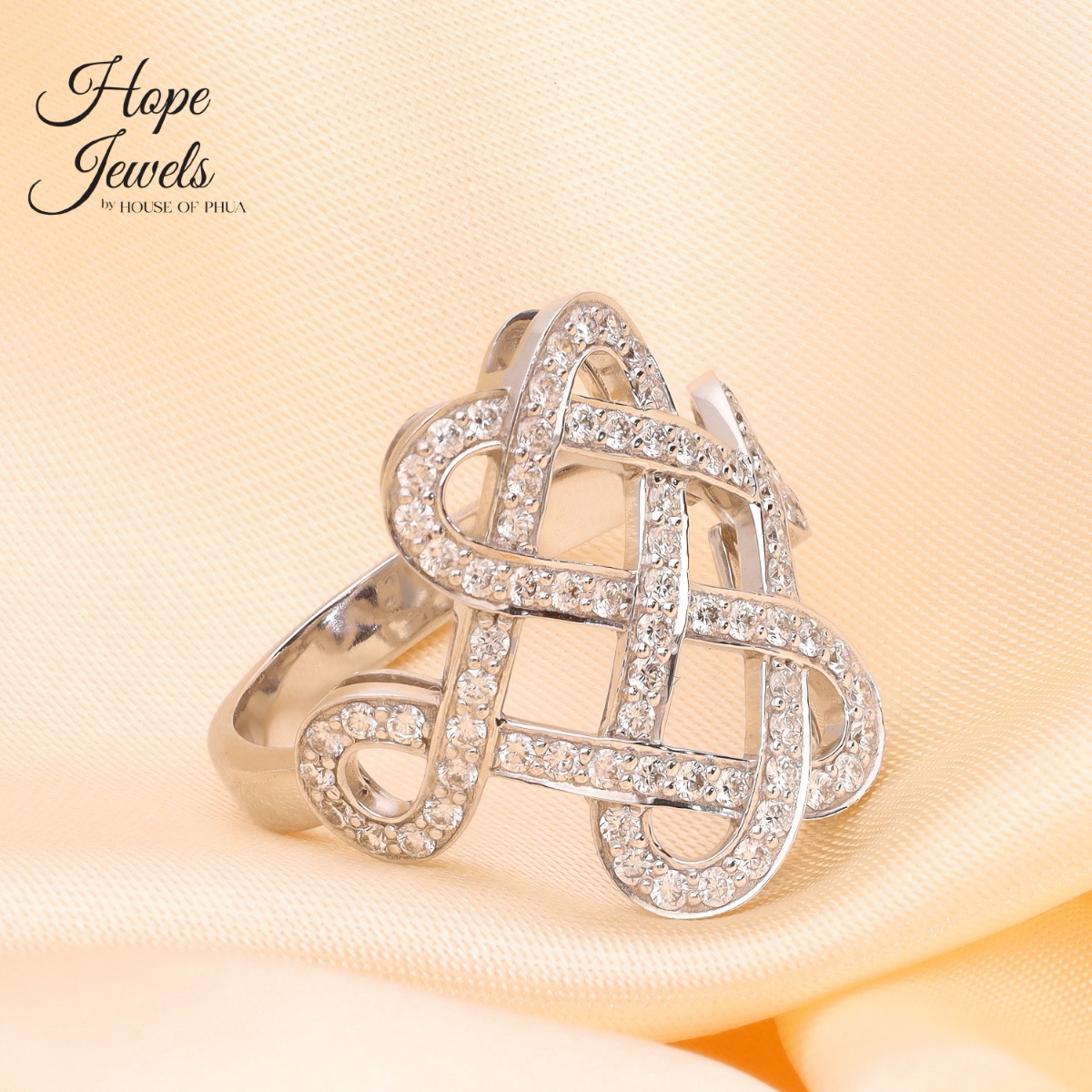 Hope Jewels Love Infinity Ring (Large)