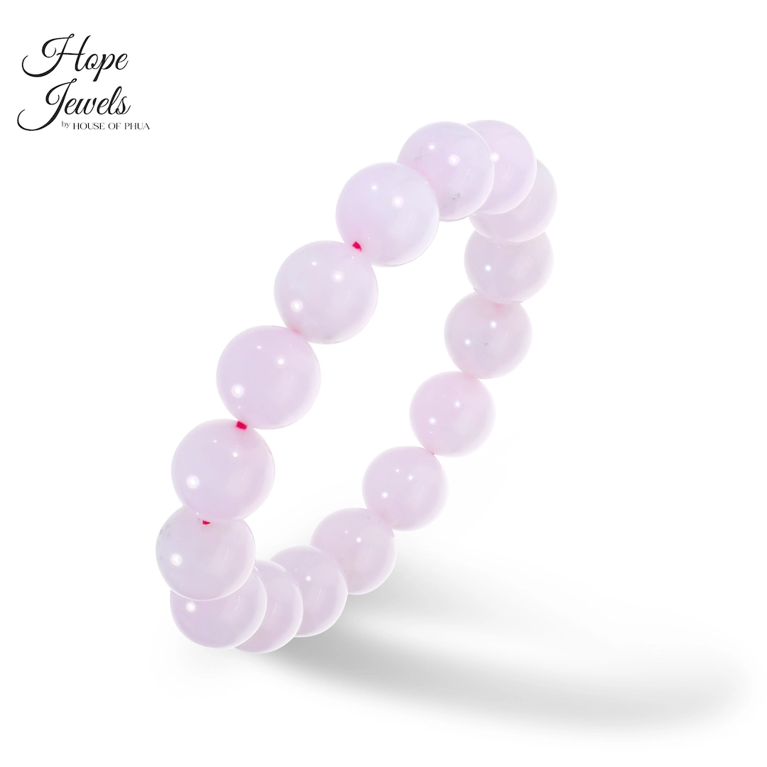 Purple Jade Beads Bracelet 12mm beads