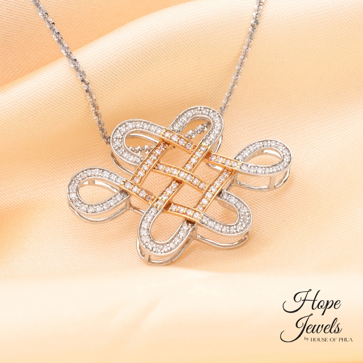 Hope Jewels Love Infinity Pendant (Large)
